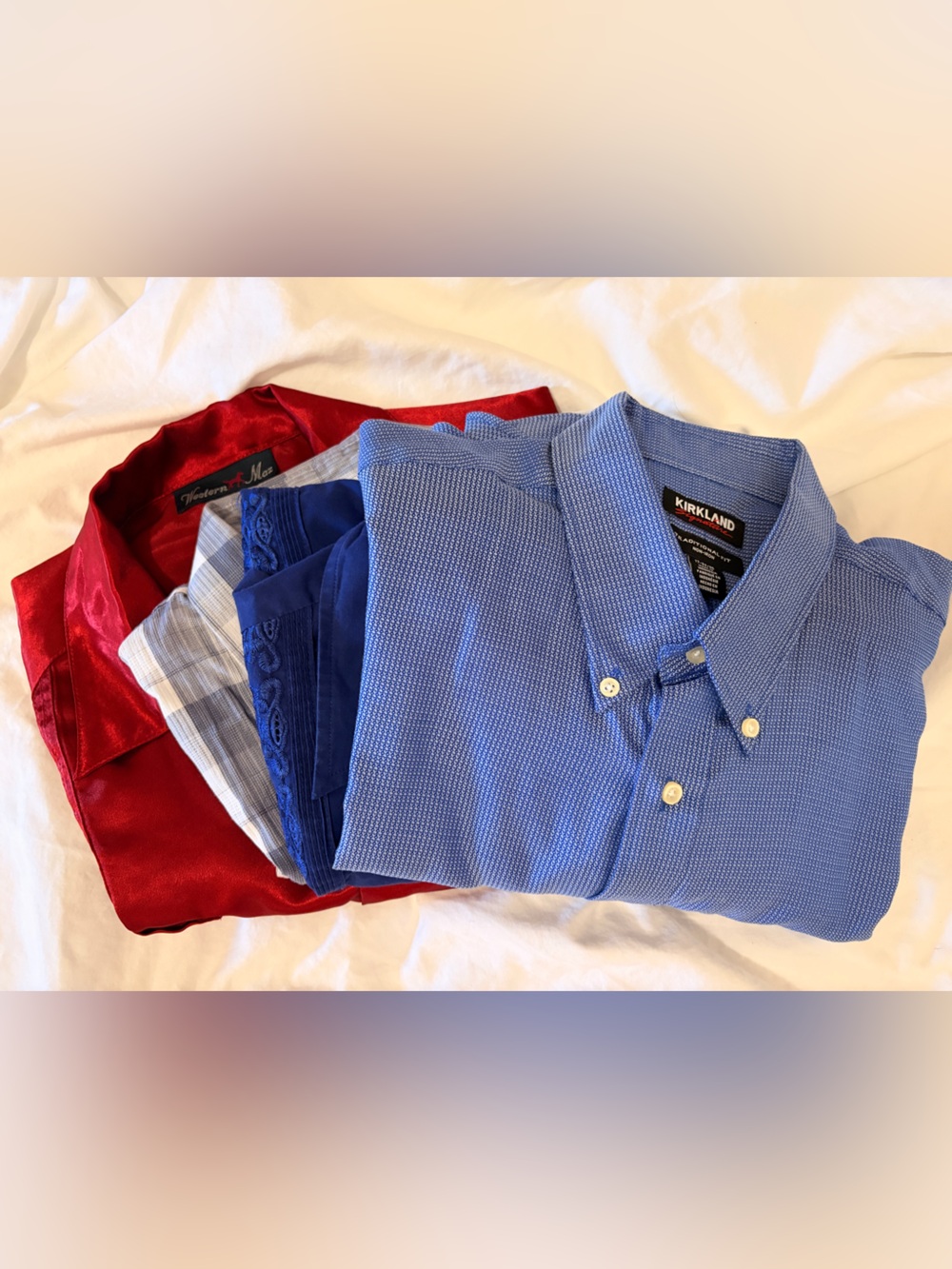 Lot of 4 men’s dress shirts